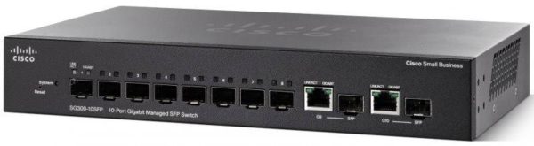 Cisco SG350-10SFP 10-Port Gigabit SFP Managed Switch