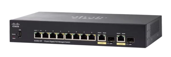 Cisco Managed Switch SG350-10p-K9-EU