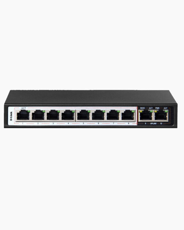 D-Link Gigabit Ethernet Unmanaged Switch DGS-F1010P-E