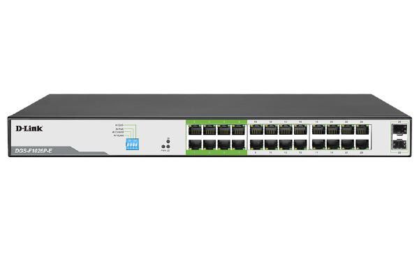 D-Link Gigabit Ethernet Unmanaged Switch DGS-F1026P-E